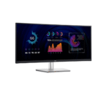 Dell 34" WQHD Curved USB-C Hub Monitor | IPS Display with Ethernet | P3424WE | Popular Choice