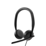Dell Pro WH3024 Wireless Bluetooth Headset with Noise-Cancelling Mic & Long Battery Life