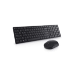 Dell Pro KM5221W Wireless Keyboard & Mouse Combo — 2.4 GHz, 12 Programmable Keys, Up to 36-Month Battery Life, AES-128 Encryption — Black