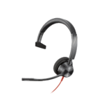 Poly Blackwire 3310-M Monaural USB-C Headset – Microsoft Teams Certified, Noise-Cancelling Boom Mic (760Q7AA)