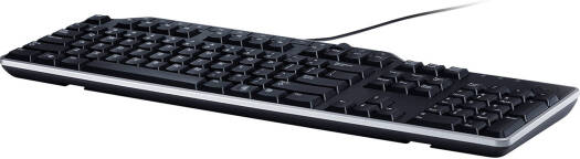 Dell KB522 Wired Business Multimedia Keyboard, 104 Keys, Plunger Keys Type, 7 Hot Keys, Tilt Adjustment, Multimedia Keys, QWERTY Layout, Spill-Resistant, Quiet, 2x USB 2.0 Interface, Black | KB522 - Image 4