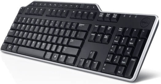 Dell KB522 Wired Business Multimedia Keyboard, 104 Keys, Plunger Keys Type, 7 Hot Keys, Tilt Adjustment, Multimedia Keys, QWERTY Layout, Spill-Resistant, Quiet, 2x USB 2.0 Interface, Black | KB522 - Image 3