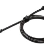 Kensington Slim Combo Lock for Standard Slot - Resettable - 4-Digit - Carbon Steel - for Notebook