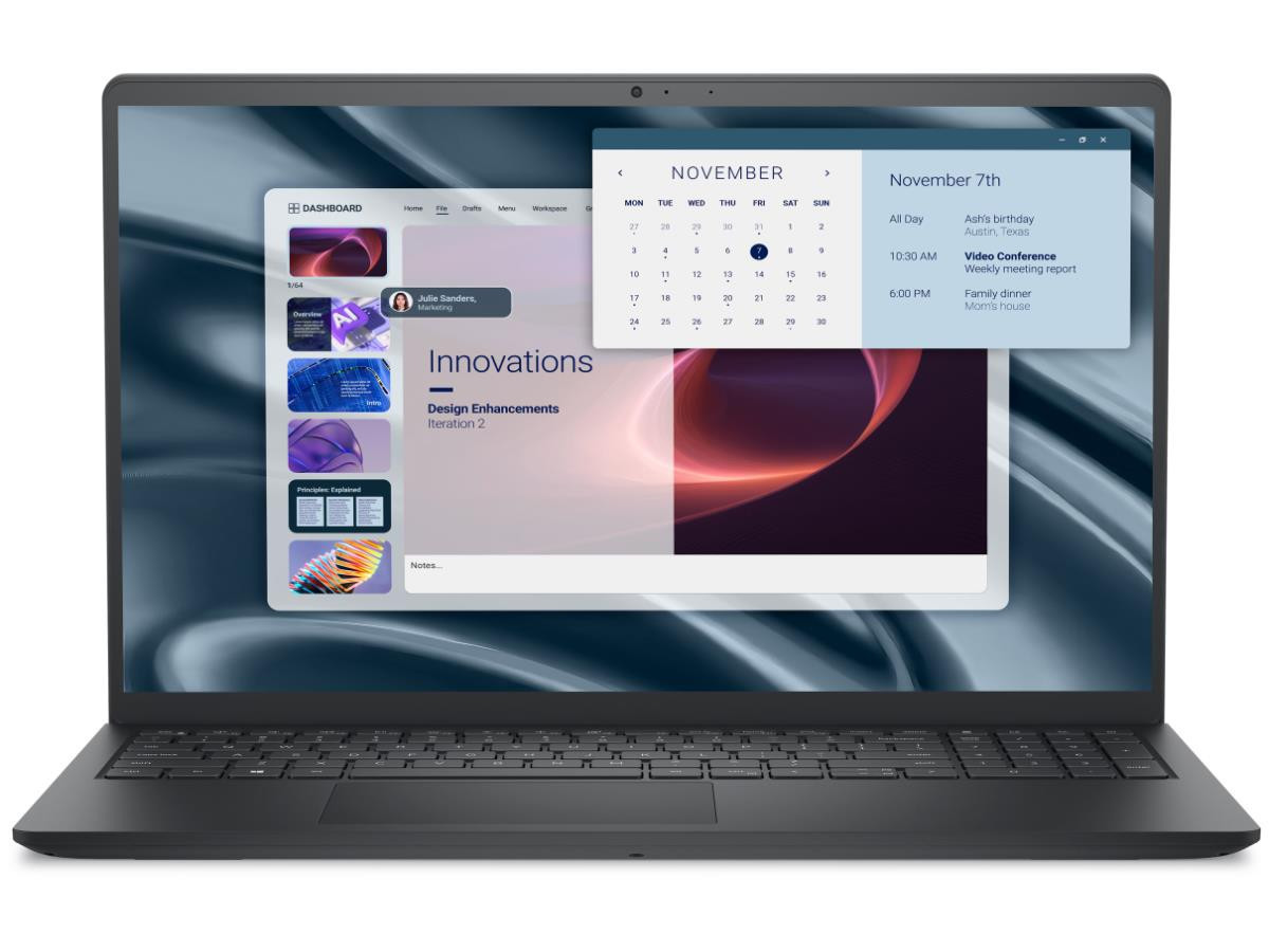 Dell Pro 15 Essential Notebook – 15.6" FHD IPS, Ryzen 5, 8GB RAM, 512GB SSD,DOS