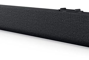 Dell Slim Conferencing Soundbar for Monitor – SB522A - Magnetic, Mute Microphone, Call Answer/end, Zoom Certification, Microsoft Teams Certified