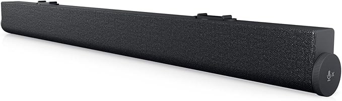 Dell Slim Conferencing Soundbar for Monitor – SB522A - Magnetic, Mute Microphone, Call Answer/end, Zoom Certification, Microsoft Teams Certified