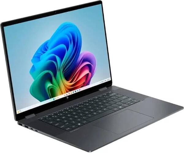 HP OmniBook X Flip 2-in-1 Convertible (2024) Laptop – 2nd Series/ Intel Core Ultra 7-256V/ 16inch 2K/ 1TB SSD/ 16GB RAM/ 8GB Intel Arc 140V Graphics/ Windows 11 Home/ English Keyboard/ Touch Display/ Eclipse Grey/ International Version – [16-AS0023DX]