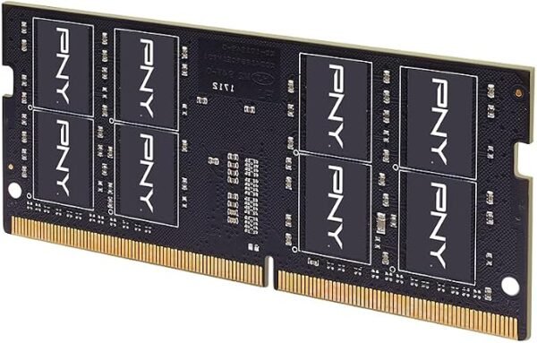 PNY Performance 16GB DDR4 DRAM 3200MHz (PC4-25600) CL22 (Compatible with 2933MHz, 2666MHz, 2400MHz or 2133MHz) 1.2V Notebook/Laptop (SODIMM) Computer Memory Kit – MN16GSD43200-TB