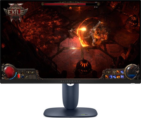 Dell Alienware 27 AW2725DM Gaming Monitor, 27" Fast IPS Display, WQHD Resolution, 180Hz Refresh Rate, 1ms (Extreme) Response Time, NVIDIA G-Sync & AMD FreeSync, Black | 210-BQWQ